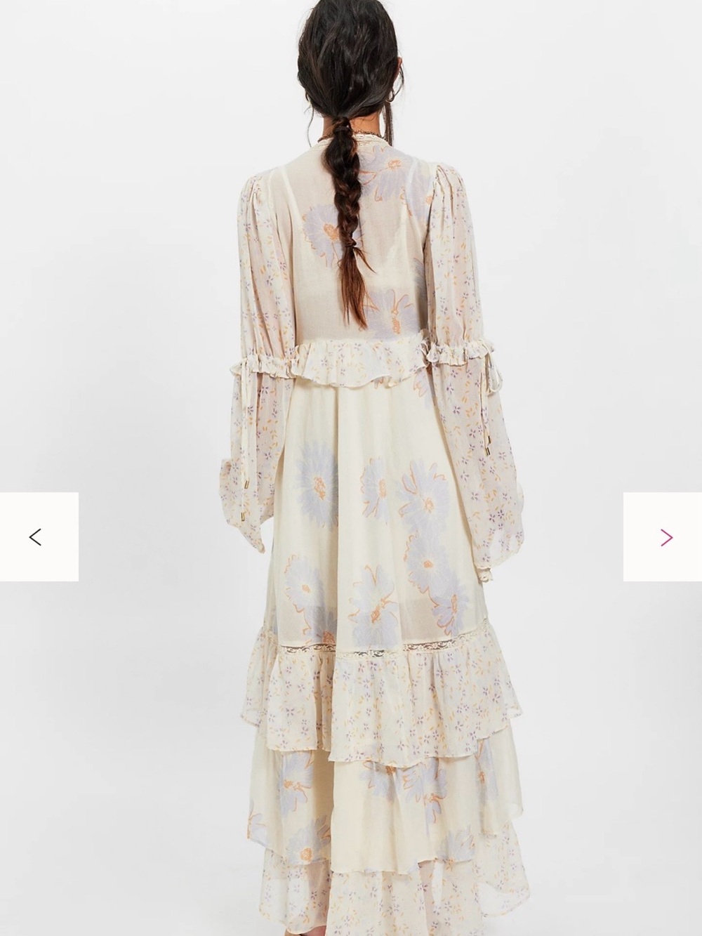 Free People Calypso Maxi dress in tea combo - Picture 3 of 5